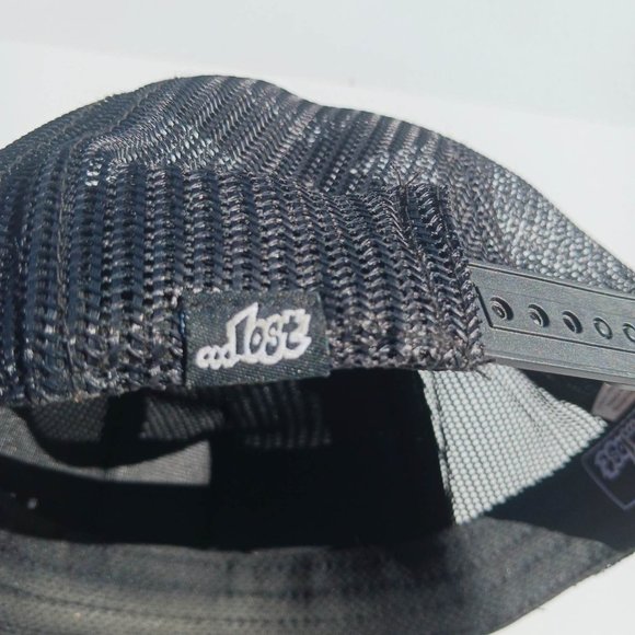 Lost Size OS Gray Black Men's CAP - Picture 7 of 9
